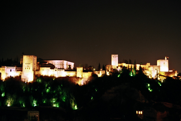 Nighttime Alhambra