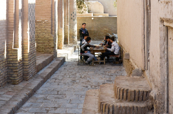 Leatherworkers in Khiva