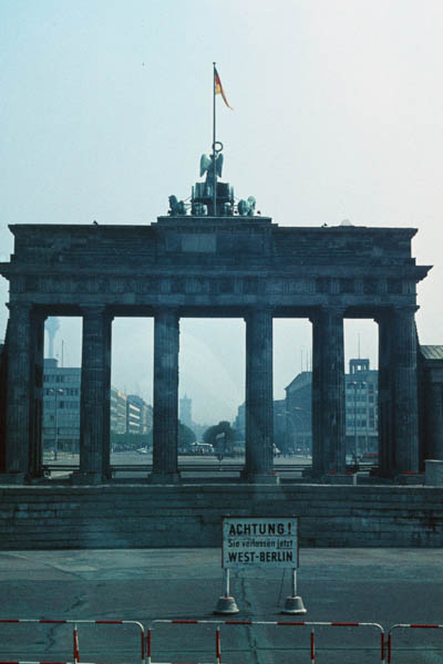 Brandenburg Gate from the west
