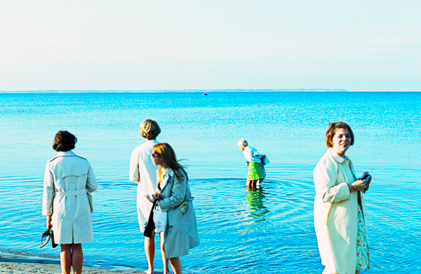 Wading in the Baltic