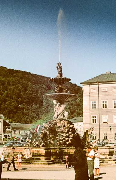 Residenz Platz fountain, Salzburg