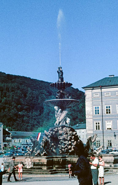Residenz Platz fountain, Salzburg