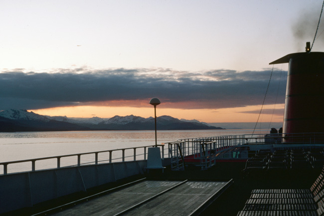 Sunset in the Inside Passage