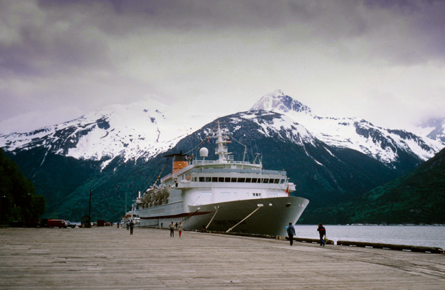 Cunard Princess at Skagway