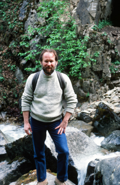 Jim at waterfall