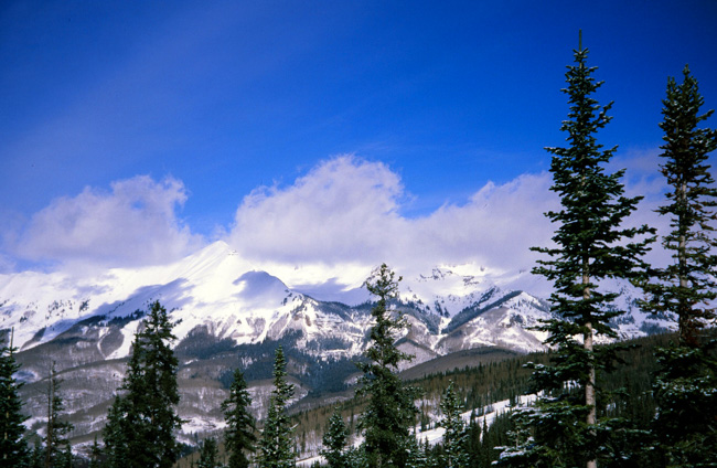 View across the valley