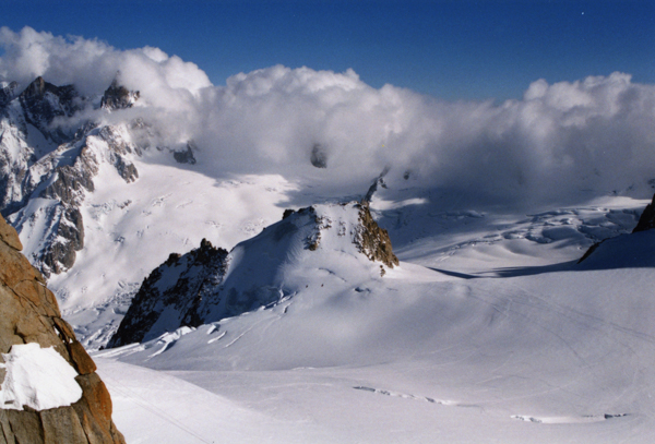 Top of the glacier