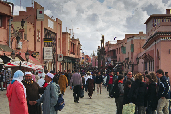 Marrakech souk entrance