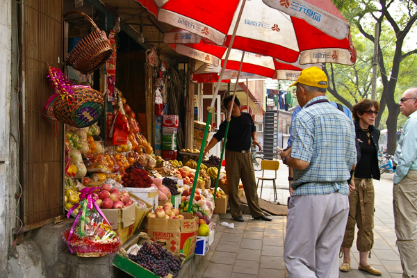 Hutong fruit stall