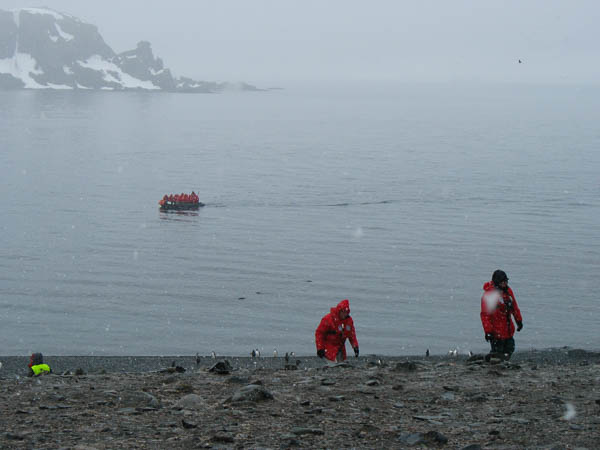 Zodiac landing