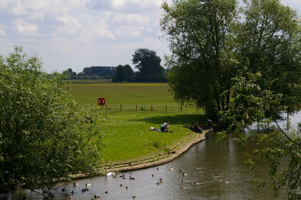 Fishing on the Thames