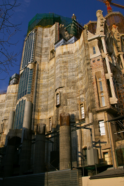 Sagrada Familia - Unfinished facade