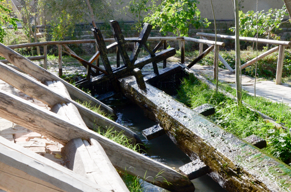 Water-powered stampers