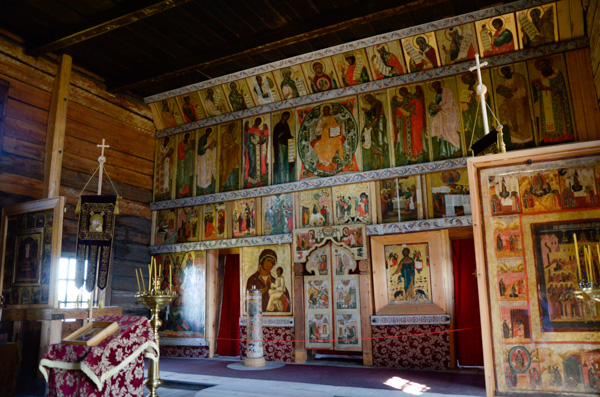 Iconostasis of the Church of the Intercession, Kizhi