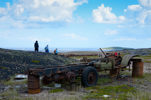 Abandoned machinery