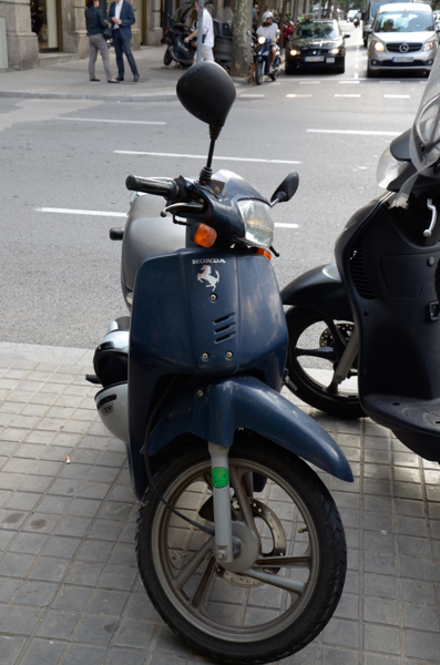 Barcelona scooter