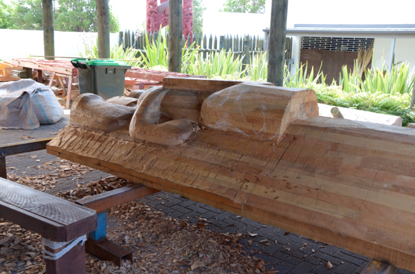 Maori carving