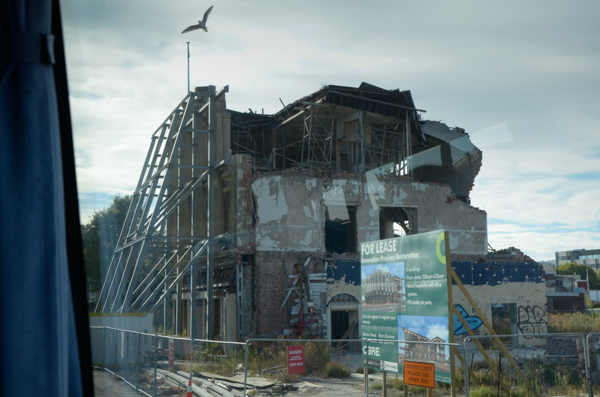 Damaged building