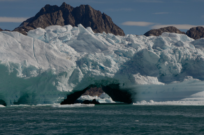 Arched iceberg