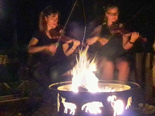 Fireside jam