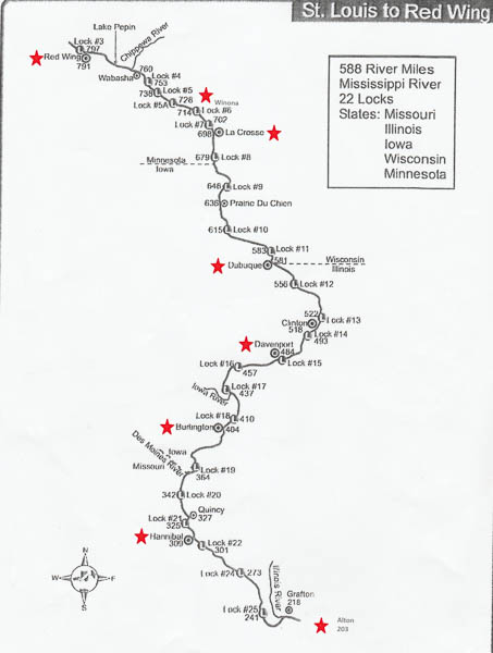 Upper Mississippi Map