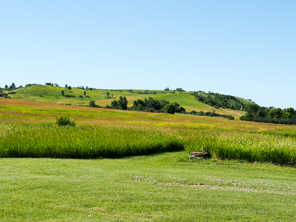 Hill toward Mandan Village