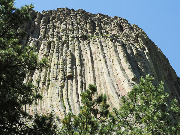 Climbing Ladder up Devils Tower