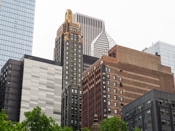 Gold-leaf building