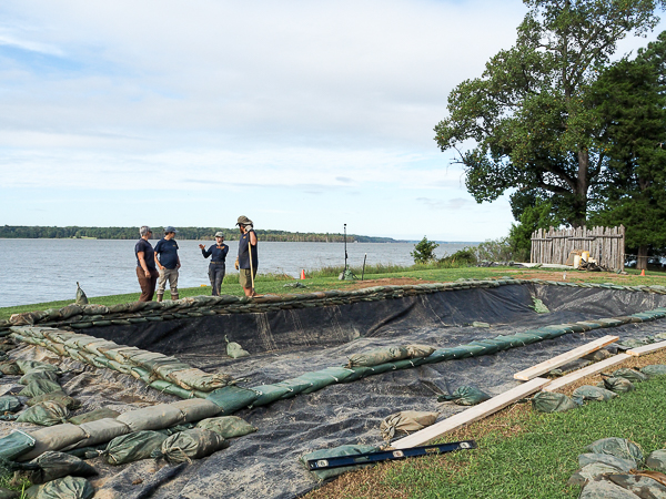 Cemetery excavation
