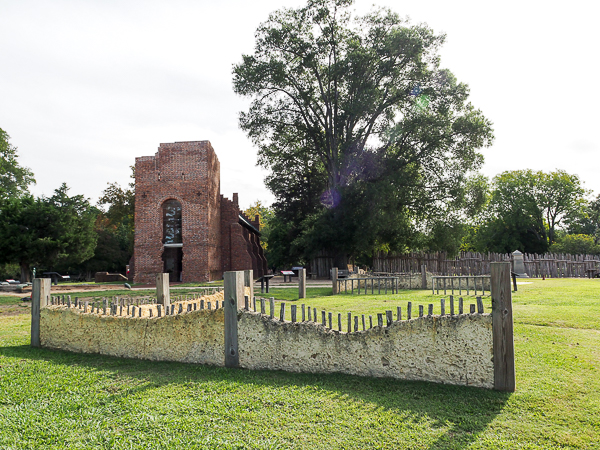 Original 1608 Jamestown church