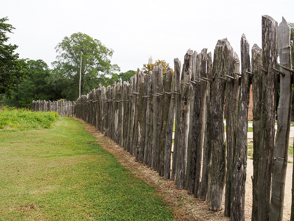 Jamestown pallicade